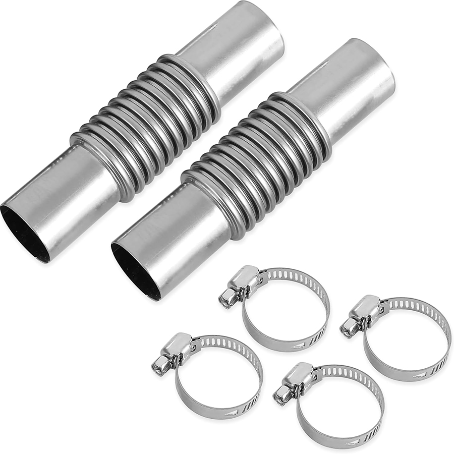 Pipe Clamp Bar - 1 Pair Diesel Stainless Steel 24mm