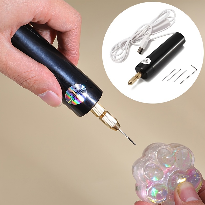 Workshop Tools For Carpentry - Mini Electric Drill Kit USB Rechargeable