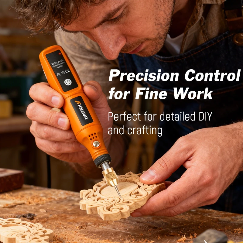 TUNGFULL Mini Electric Grinder - Workshop Tools For Carpentry recension och pris