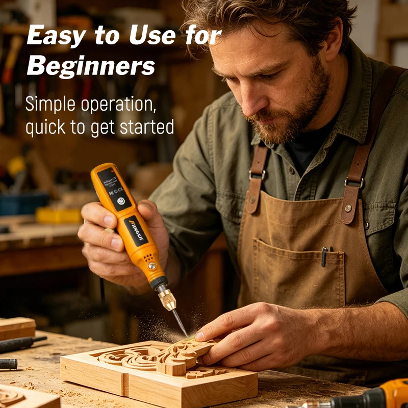 TUNGFULL Mini Electric Grinder - Workshop Tools For Carpentry recension och pris