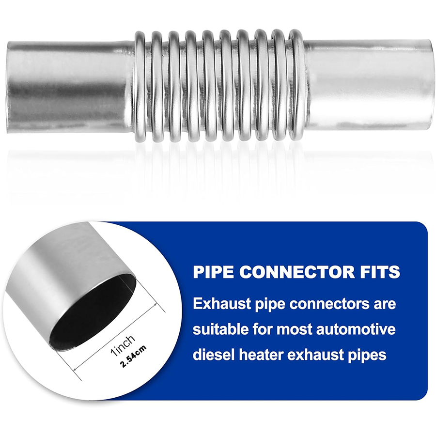 1 Pair Diesel Stainless Steel  - Pipe Clamp Bar recension och pris