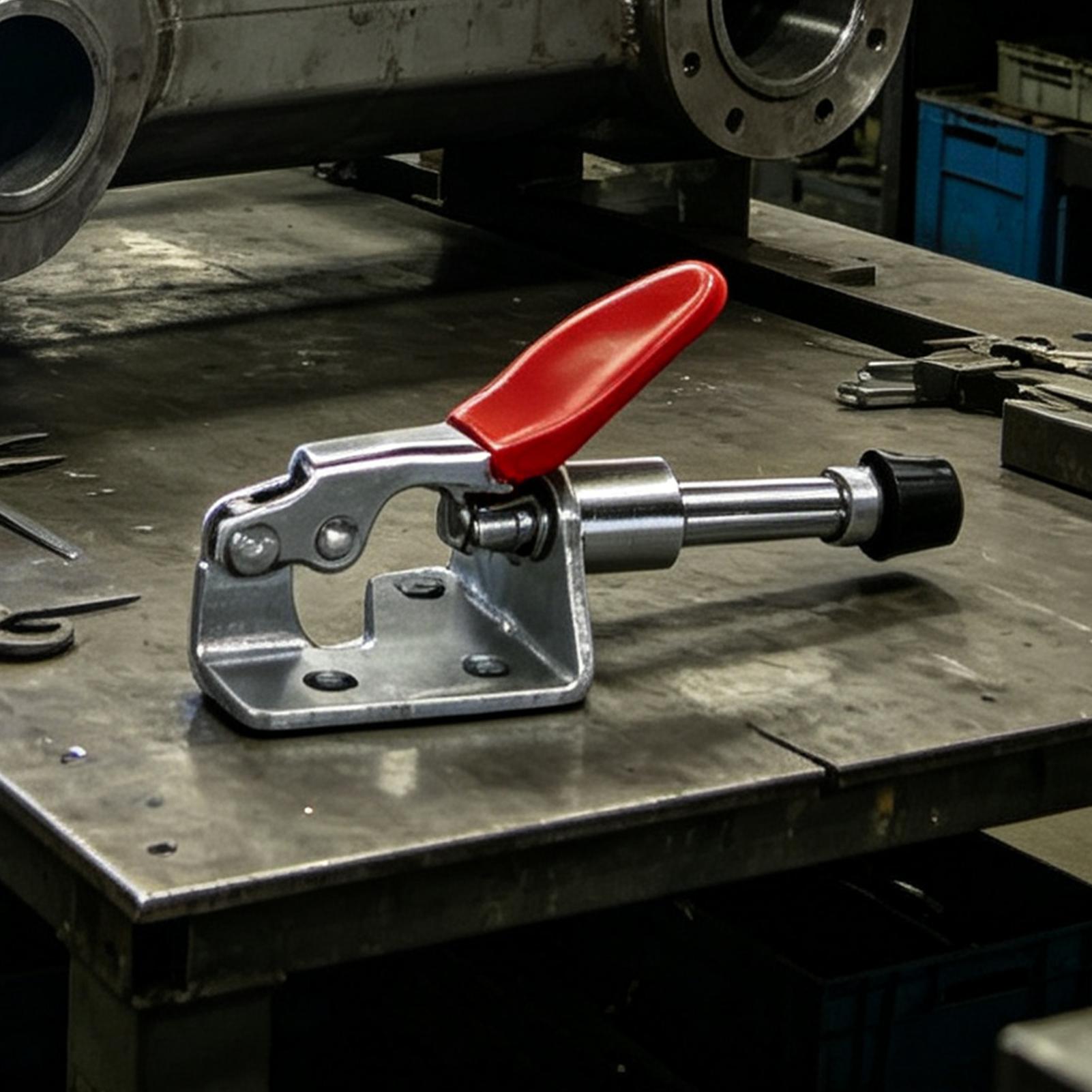 Horizontal Toggle Clamp 45kg H - Welding Tools In Workshop recension och pris