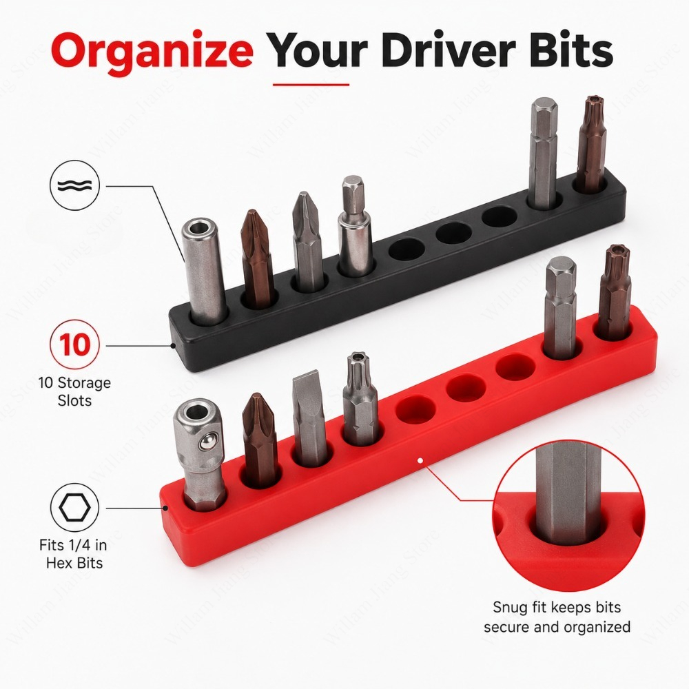 Screwdriver Bit Storage Cases  - Workshop Tools Used recension och pris