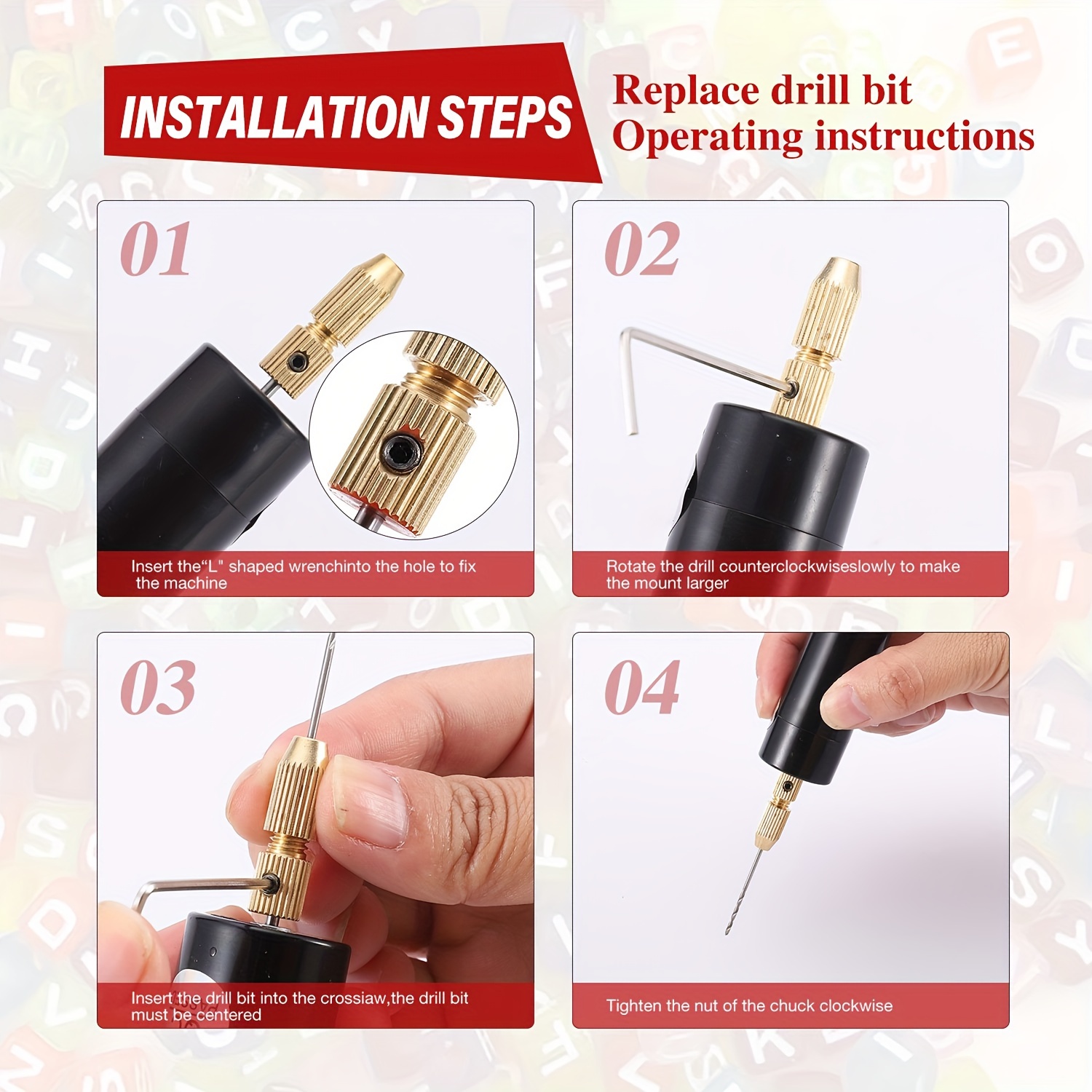Mini Electric Drill Kit USB Re - Workshop Tools For Carpentry recension och pris