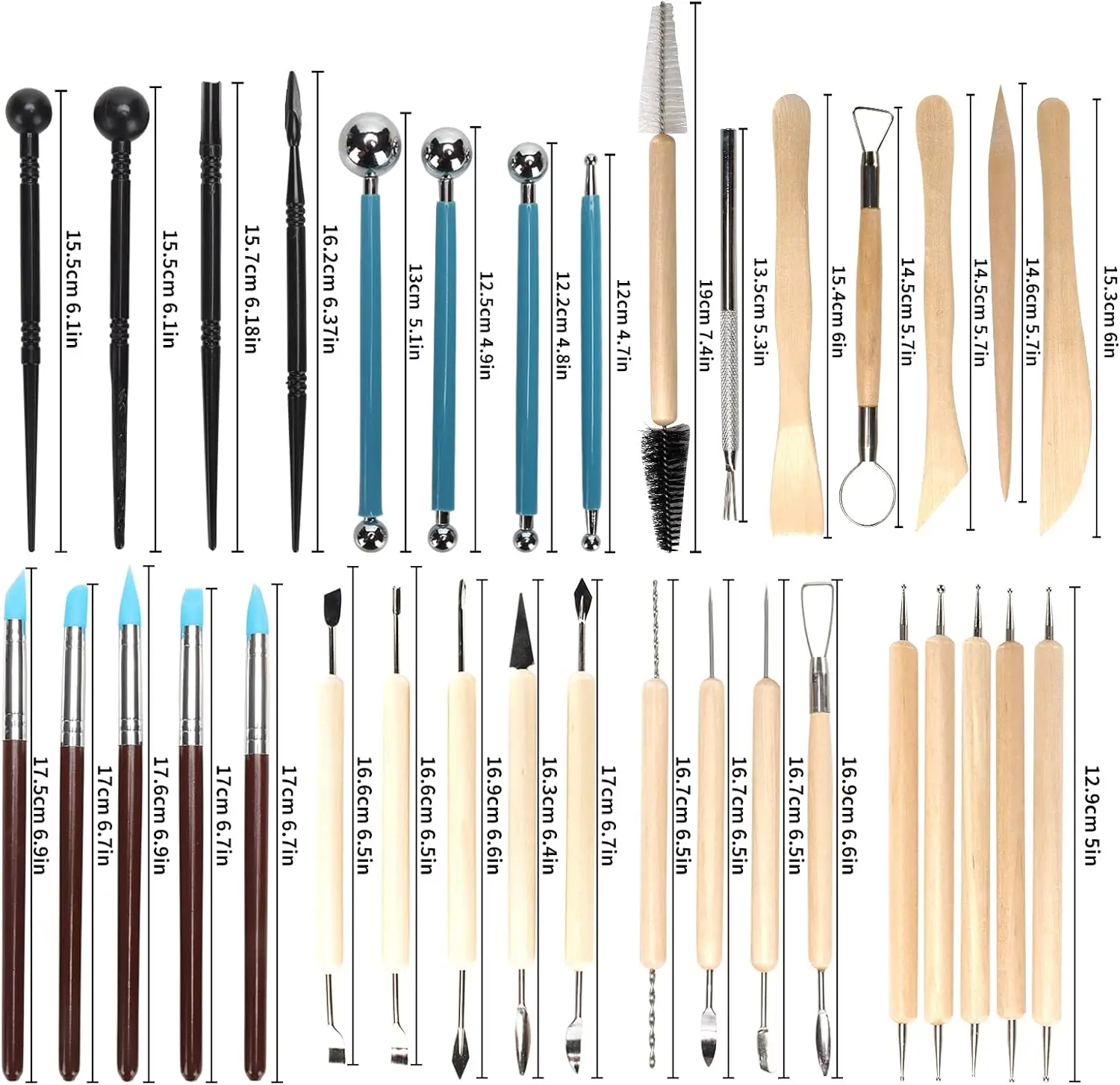 8-61PCS Pottery Tool Set - Cer - Workshop Tools For Carpentry recension och pris