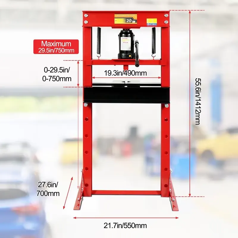20 Ton H-frame Hydraulic Works - Workshop Tools Used recension och pris